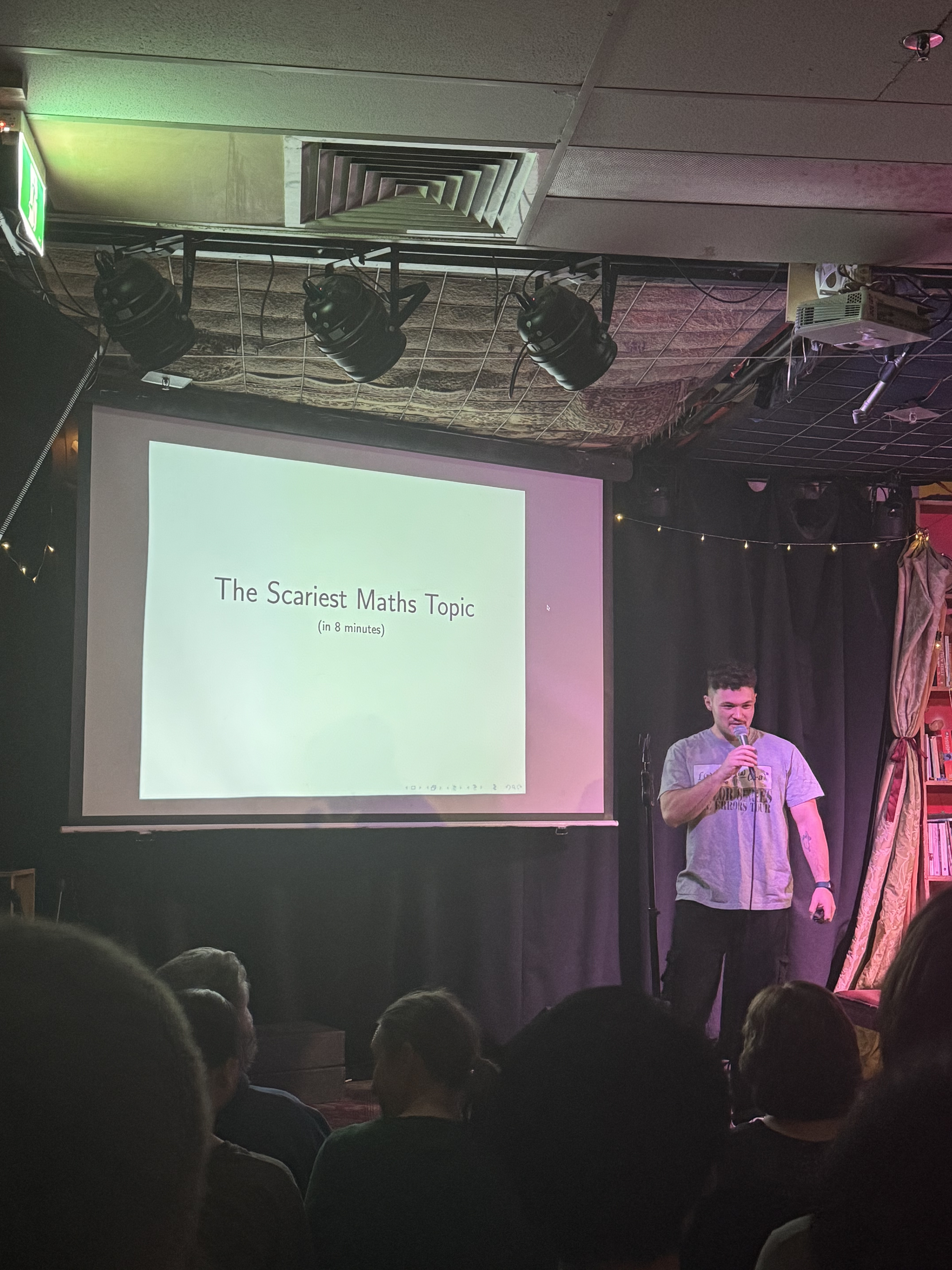 Giving a talk at Maths in the Pub